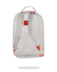 Clear Embossed Sharks In Paris Dlxsv Backpack