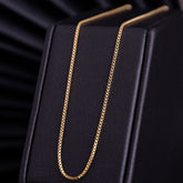 Cadena Veneciana en Oro laminado 18k Para Dama