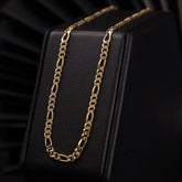Cadena Fígaro en Oro laminado 18k Para Caballero