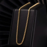 Cadena Veneciana en Oro laminado 18k Para Caballero