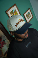 Baseball Cap White And Blue