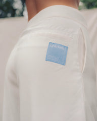 Pantalón White Pleated