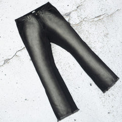 Pantalón Flare Washed Denin