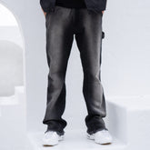 Pantalón Flare Washed Denin