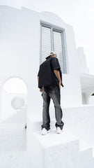 Pantalón Flare Washed Denin