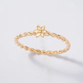 Anillo Hedera Floral en Oro laminado 18k Para Dama