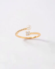 Anillo Gold Pearl en Oro laminado 18k Para Dama