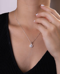 Cadena Halo en Plata 925 Para Dama