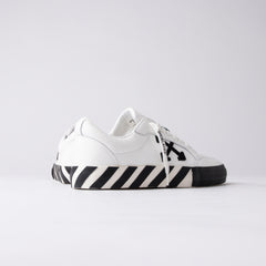 Off-White Vulcanized Low Leather Sneakers – White/Black/Orange