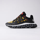Versace Trigreca Barocco Print – Black/Yellow/Red