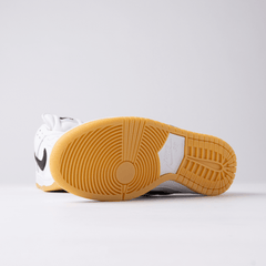 Nike SB Dunk Low White and Gum Light Brown