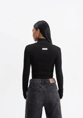 Knockout Woman Black Zip Jacket