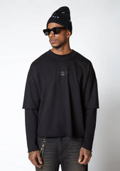 Dopamine Black Long Sleeve T-shirt