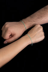 Pulsera Tenis Verde en Plata 925