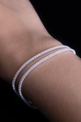 Pulsera Tenis Doble en Plata 925