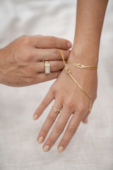 Pulsera Unity en Oro laminado 18k