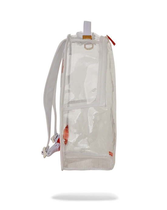 Clear Embossed Sharks In Paris Dlxsv Backpack