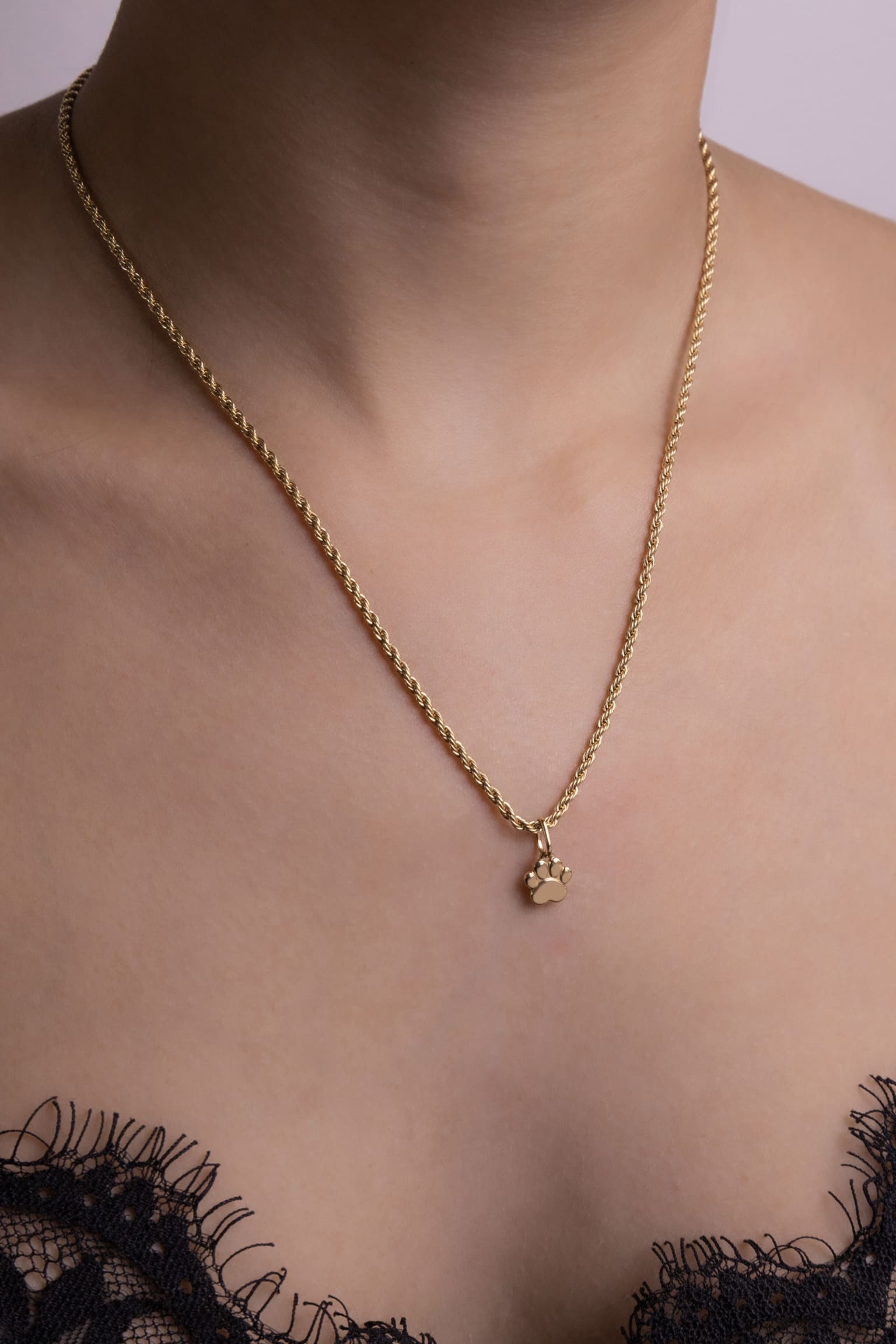 Cadena Lazo en Oro laminado 18k Para Dama