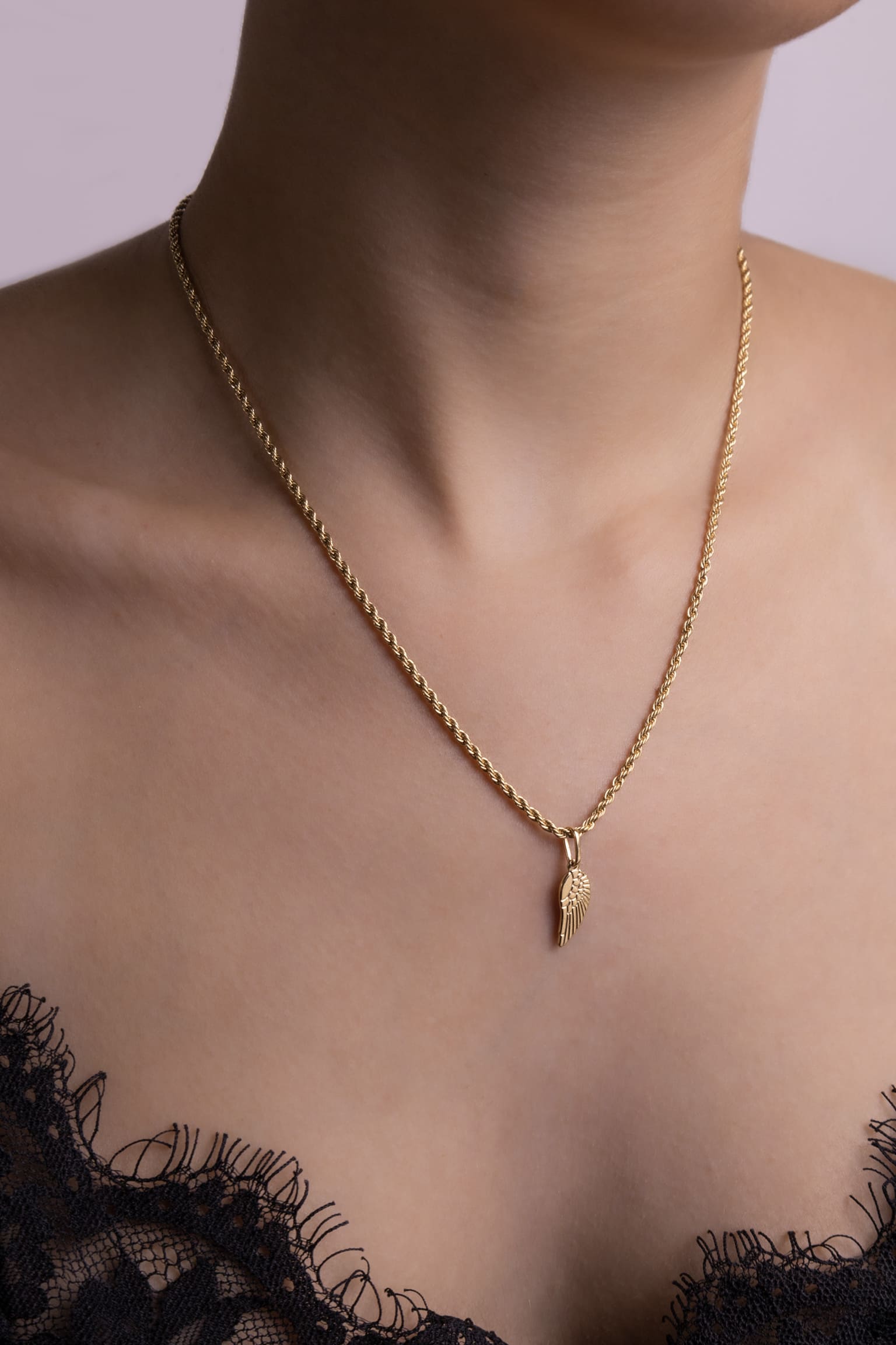 Cadena Lazo en Oro laminado 18k Para Dama