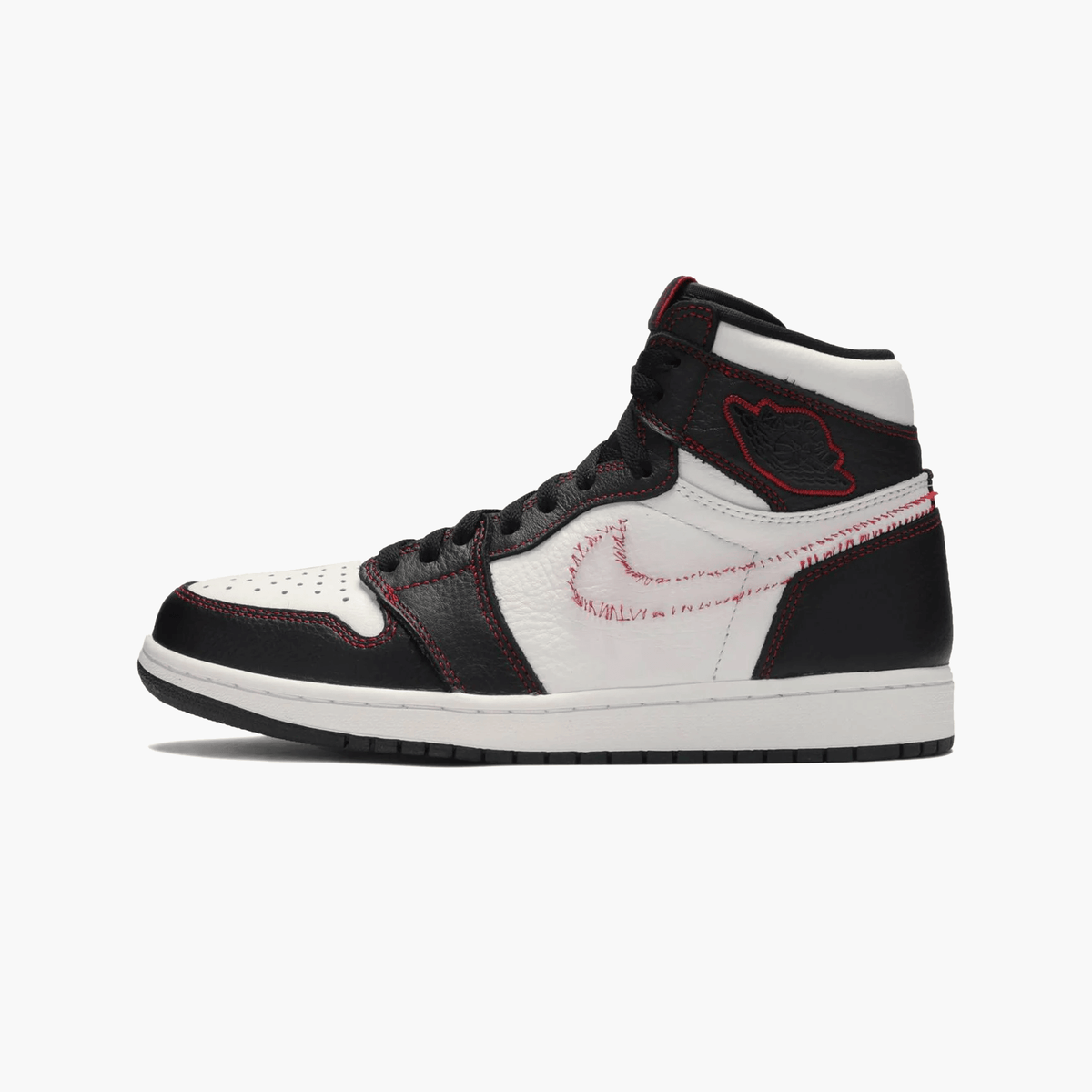 Air Jordan 1 Retro High Defiant White Black Gym Red