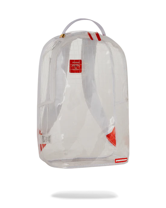 Clear Embossed Sharks In Paris Dlxsv Backpack