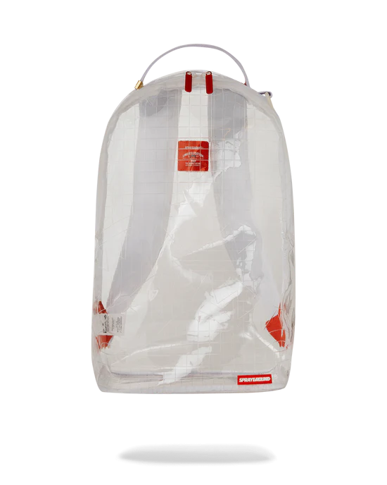 Clear Embossed Sharks In Paris Dlxsv Backpack