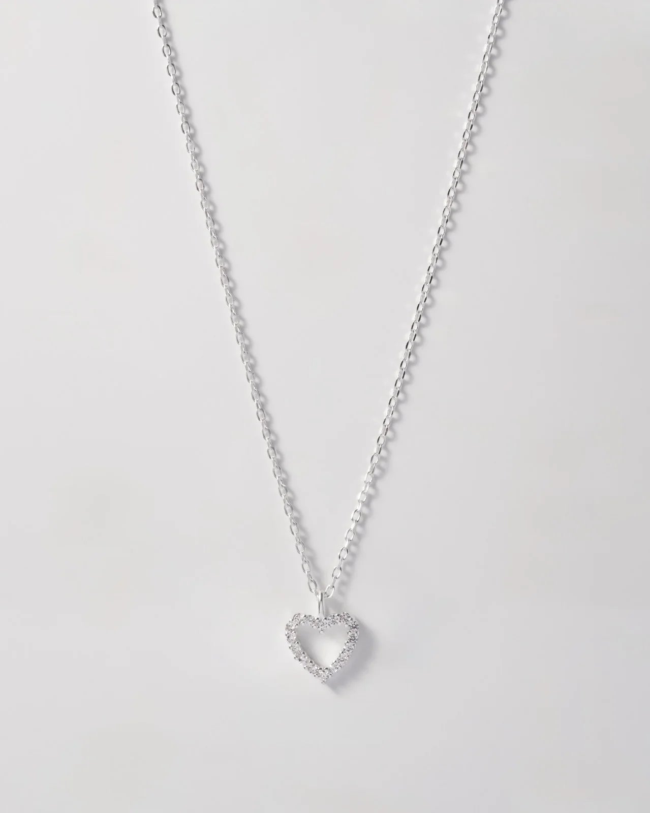 Cadena Corazón Mini en Plata 925 Para Dama