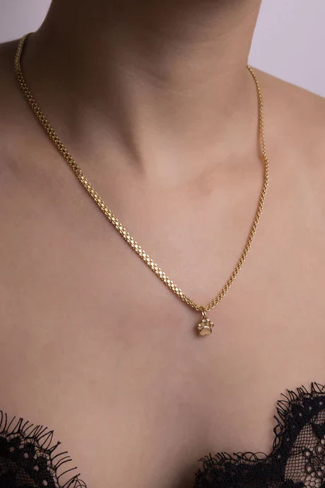 Cadena Bismarck en Oro Laminado 18k Para Dama