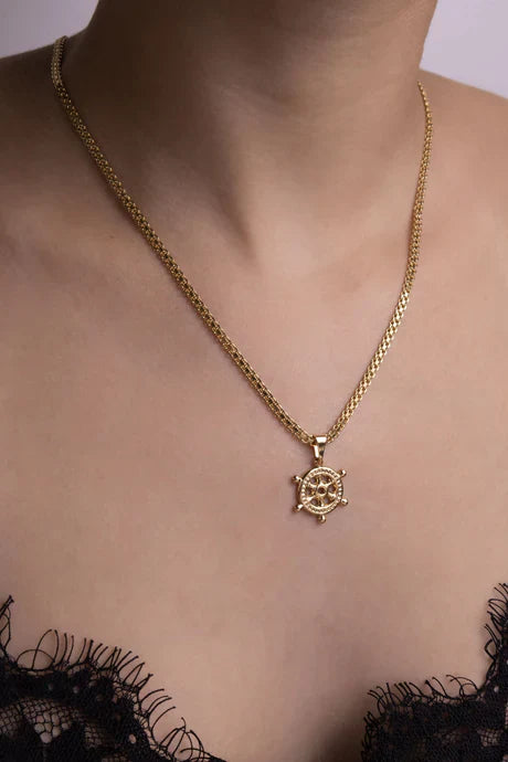 Cadena Bismarck en Oro Laminado 18k Para Dama