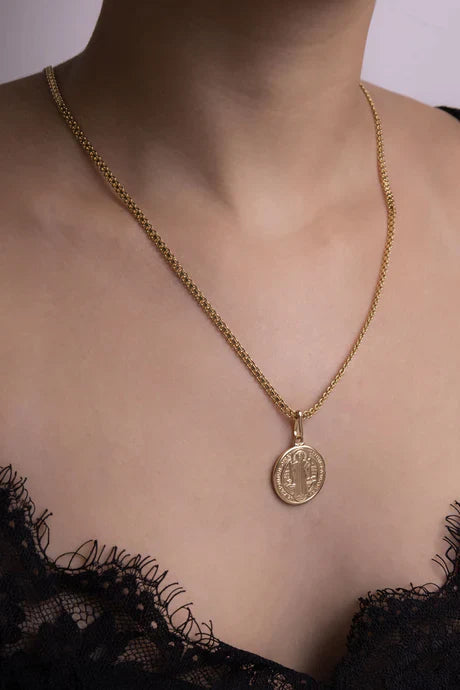Cadena Bismarck en Oro Laminado 18k Para Dama