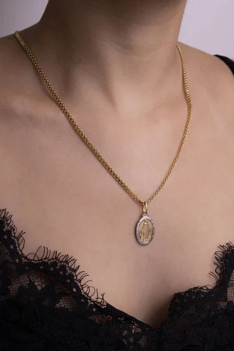 Cadena Bismarck en Oro Laminado 18k Para Dama
