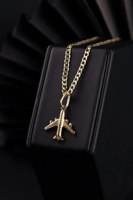 Cadena Eslabón Plano en Oro laminado 18k Para Caballero