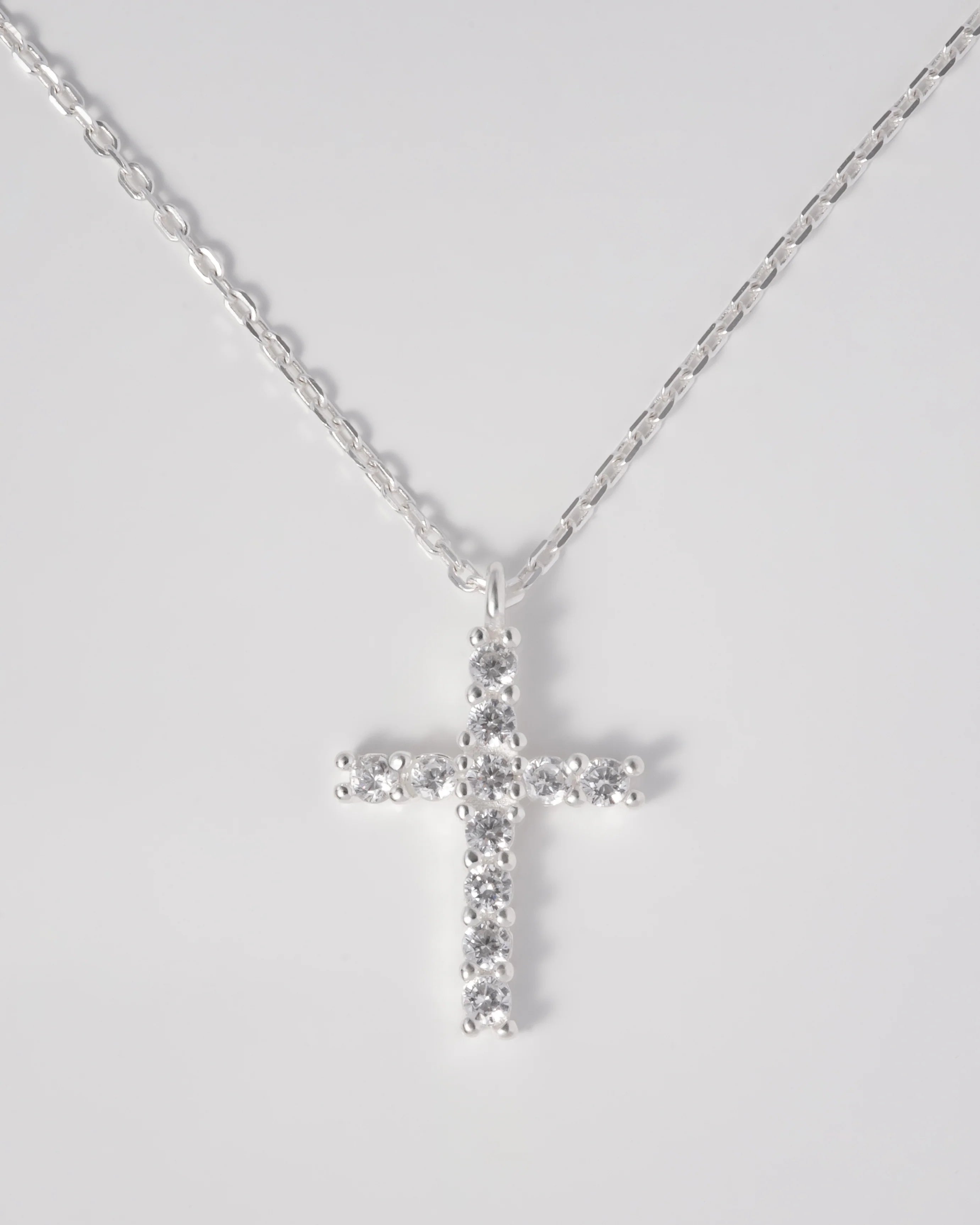 Cadena Celestial Cross en Plata 925 Para Dama