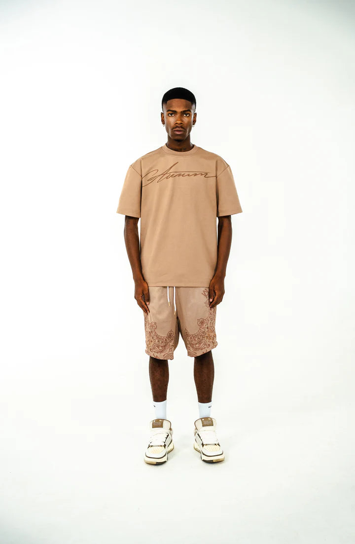 Nude Bandana Shorts