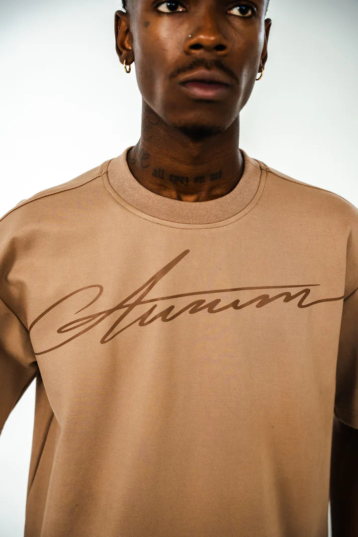 Camiseta Caqui Signature