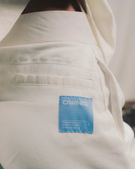 White Bermuda Short