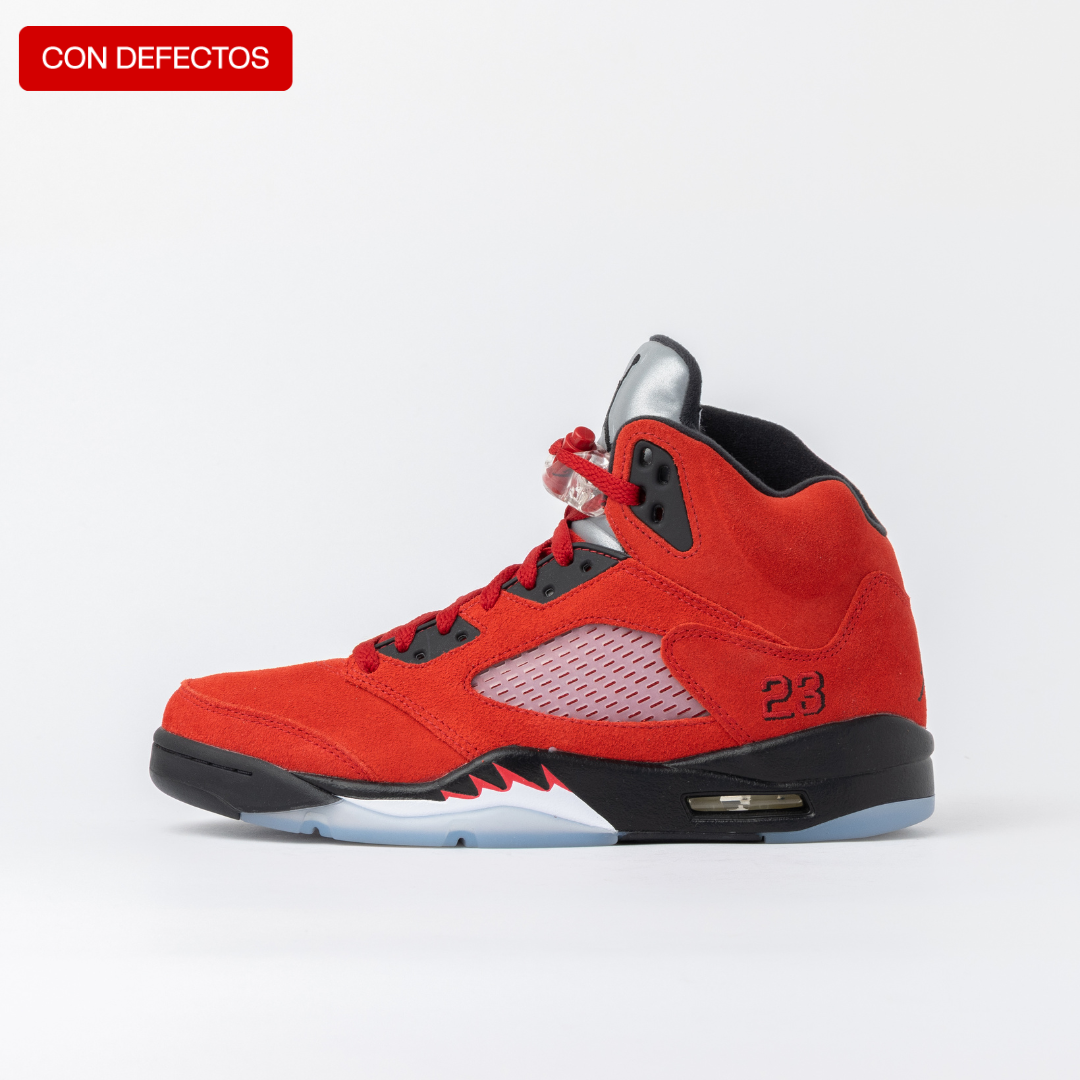 Air Jordan 5 Retro Raging Bull Red (Par de Exhibición)