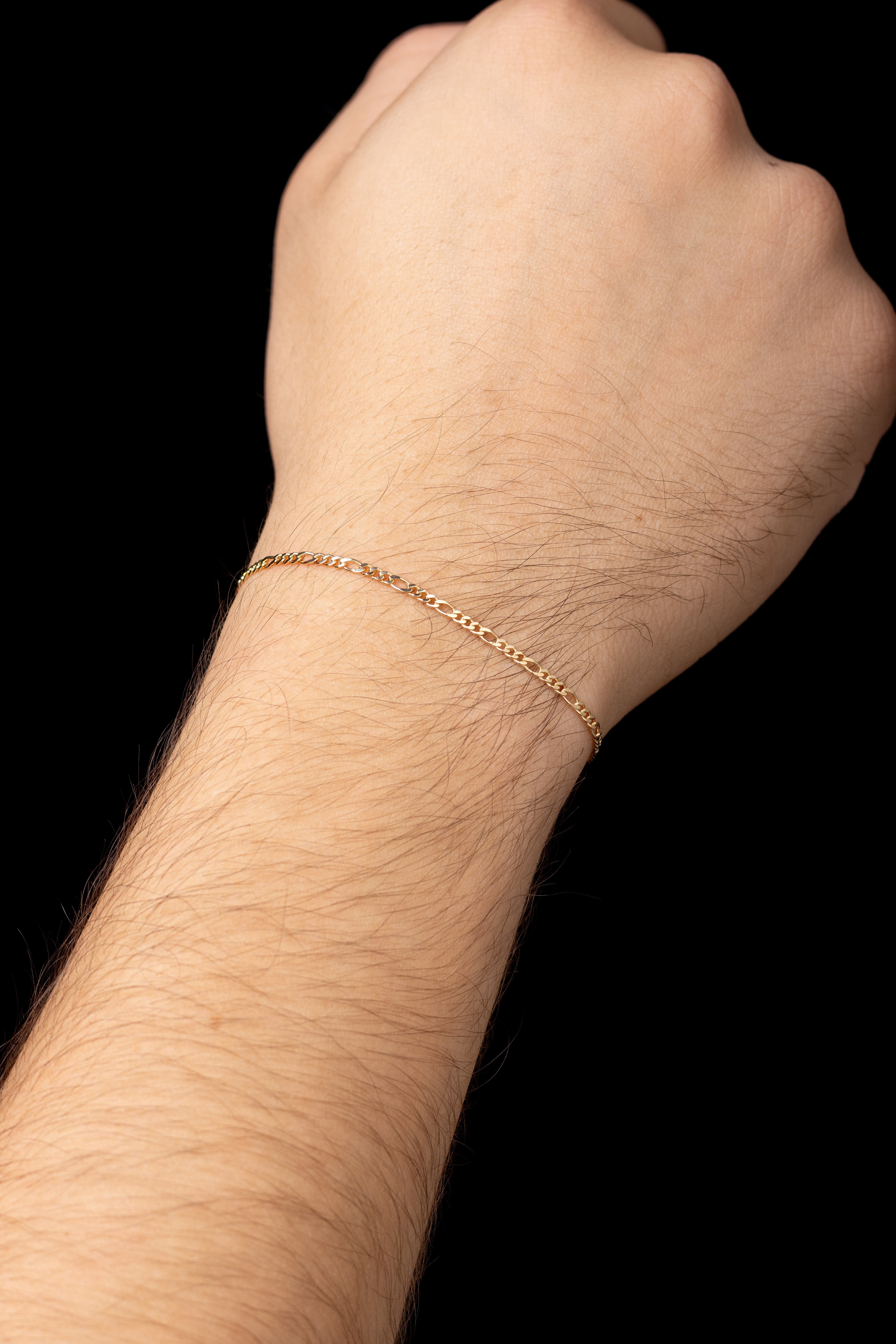 Pulsera Fígaro en Oro laminado 18k