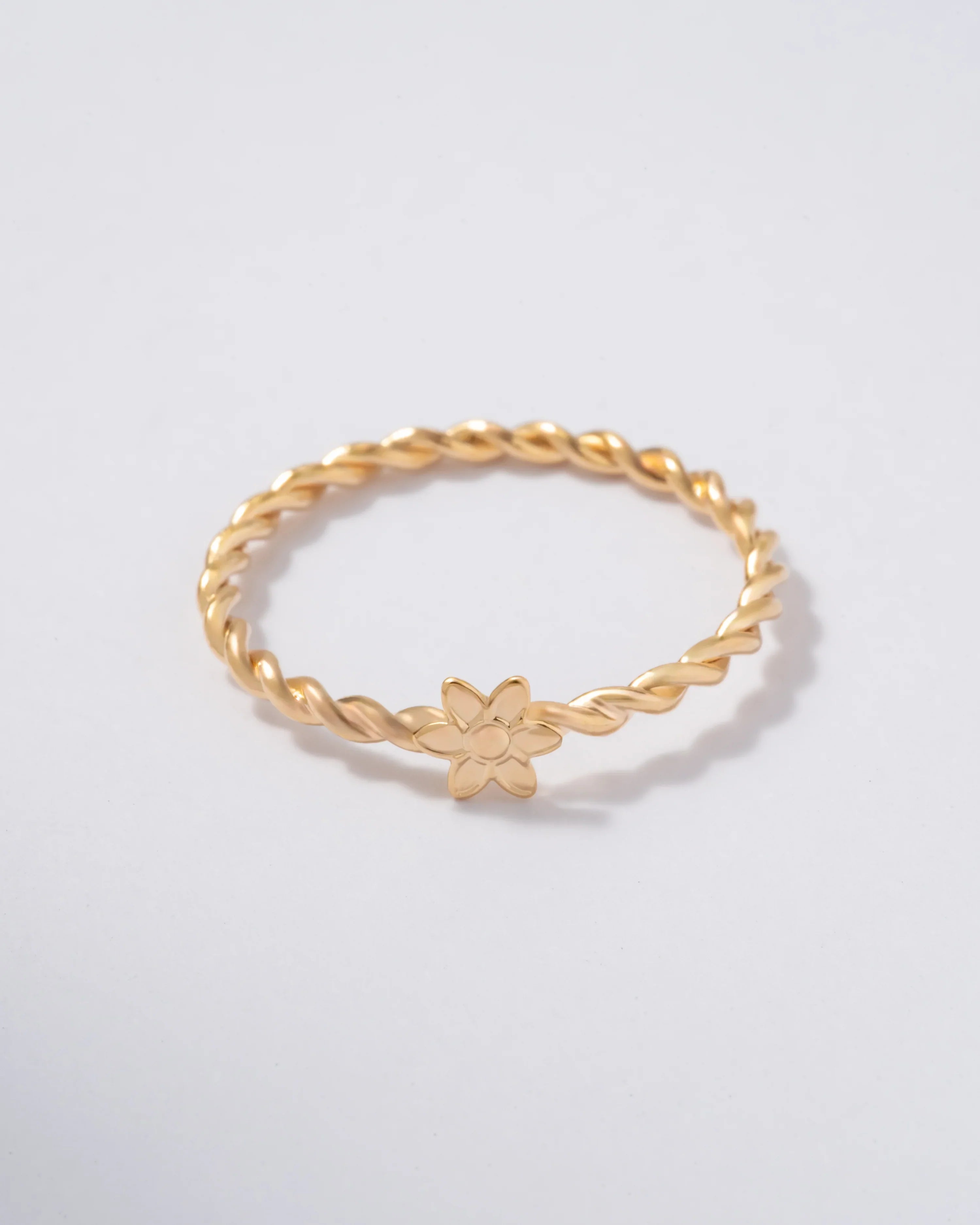 Anillo Hedera Floral en Oro laminado 18k Para Dama