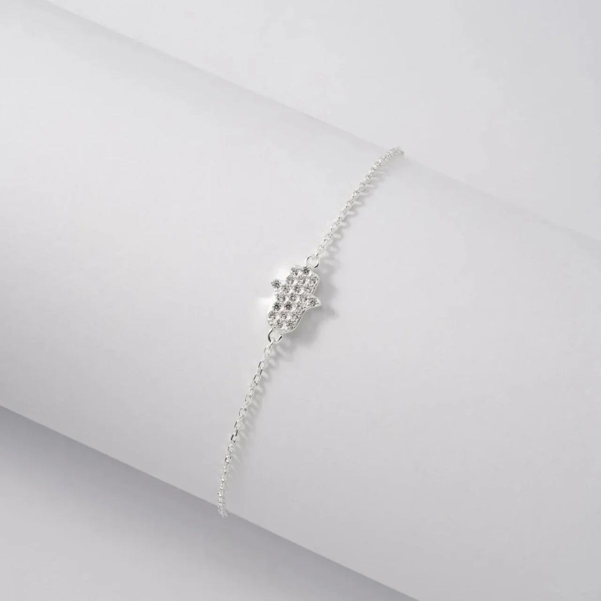 Pulsera Mano Hamsa en Plata 925 Para Dama