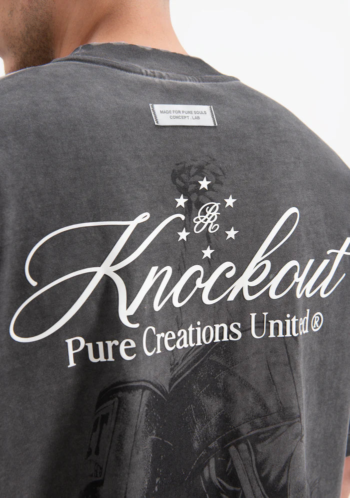 Camiseta Knockout Black Gloves