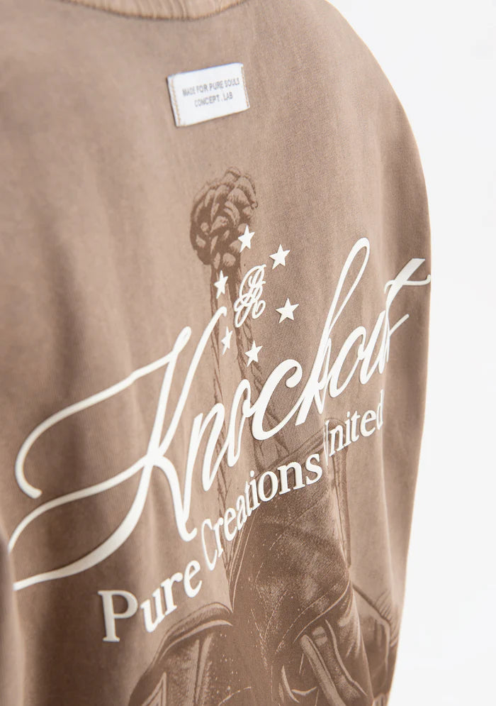 Camiseta Knockout Brown Gloves