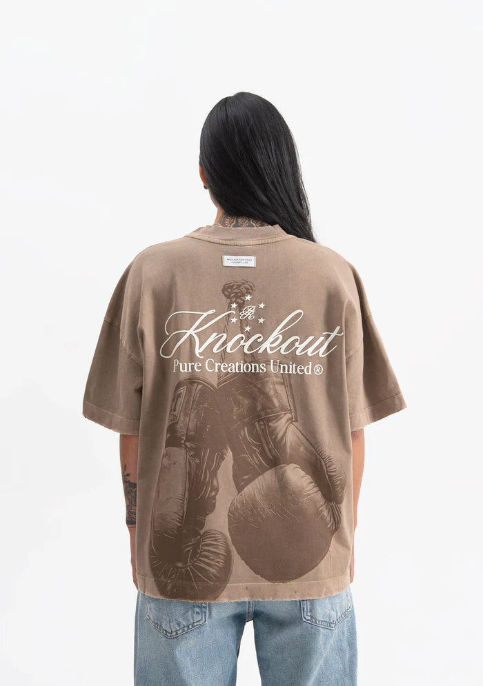 Camiseta Knockout Brown Gloves