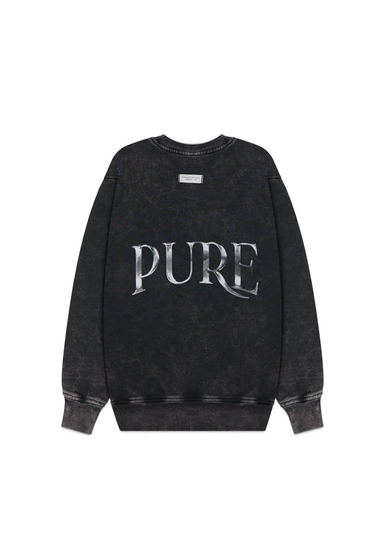 Knockout Black Crewneck