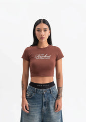 Knockout Brown Baby Tee