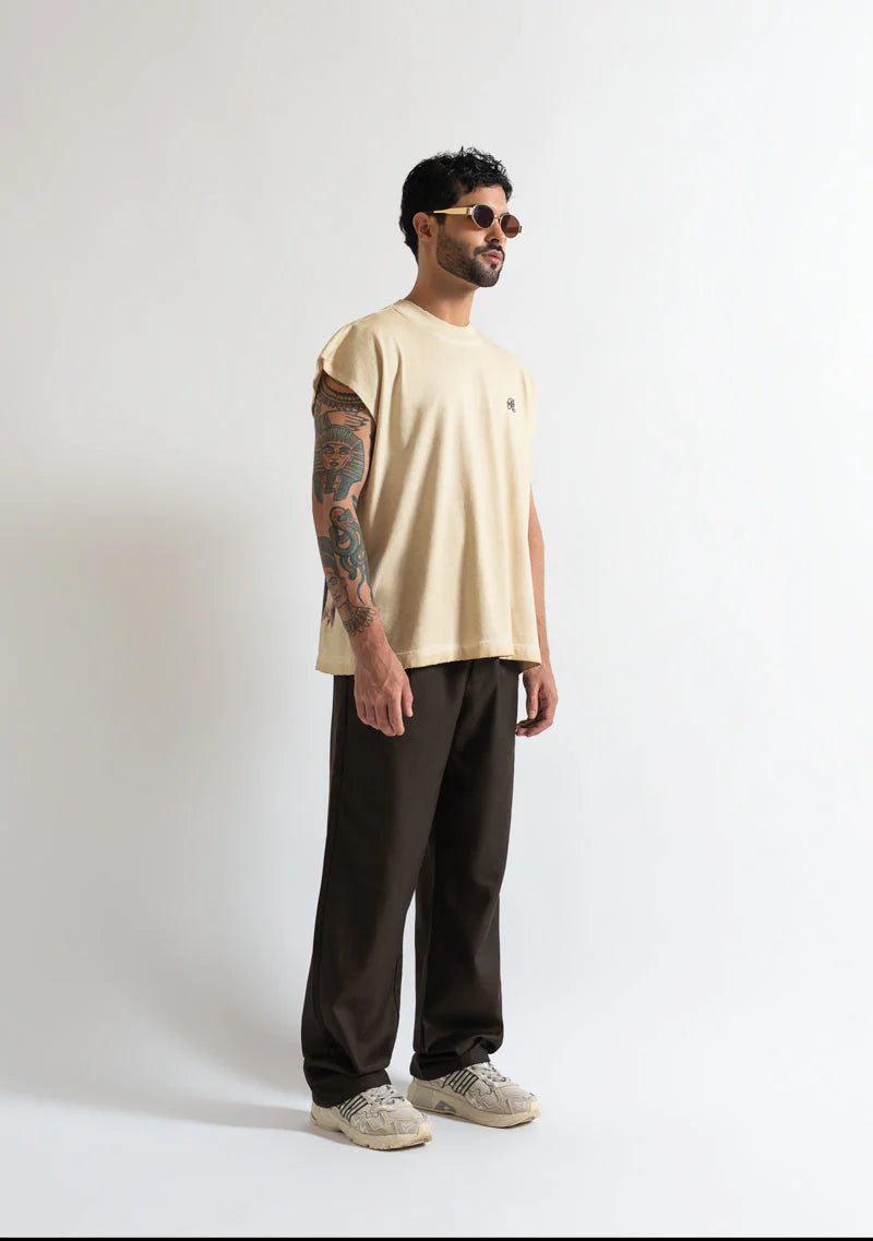 Camiseta Monclair Cream Tank