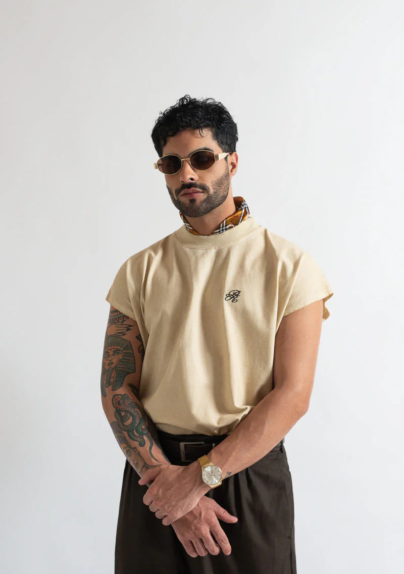 Camiseta Monclair Cream Tank