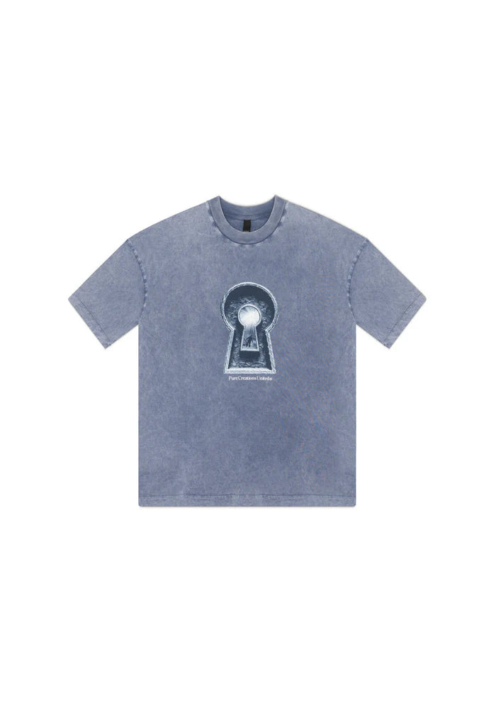 Camiseta Dopamine Blue Keyhole