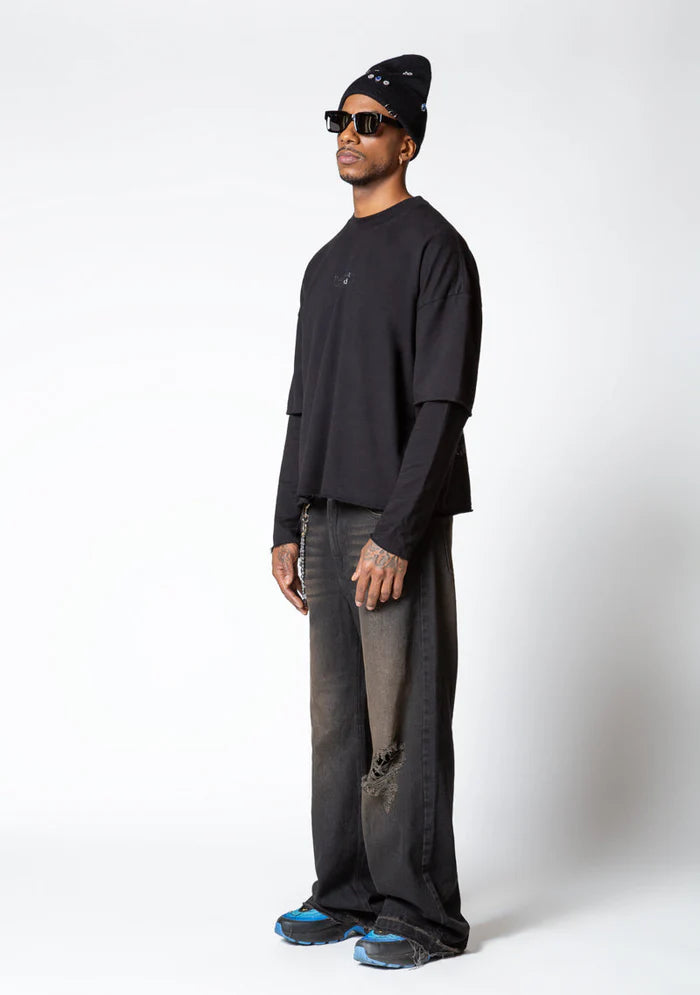 Dopamine Black Long Sleeve T-shirt