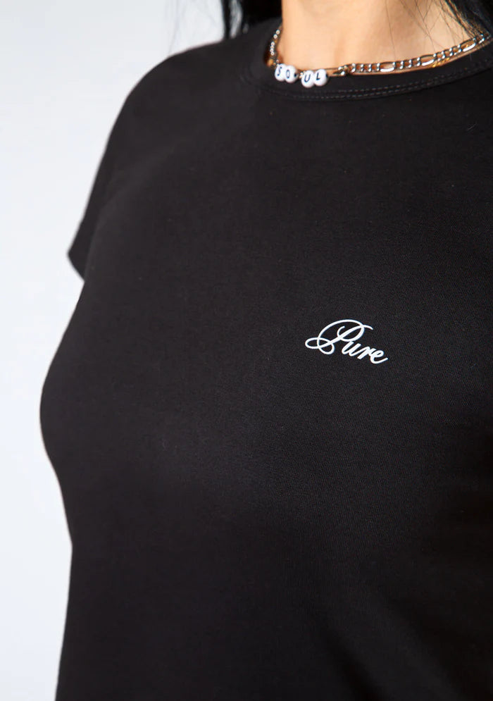 Dopamine Black Crop Top